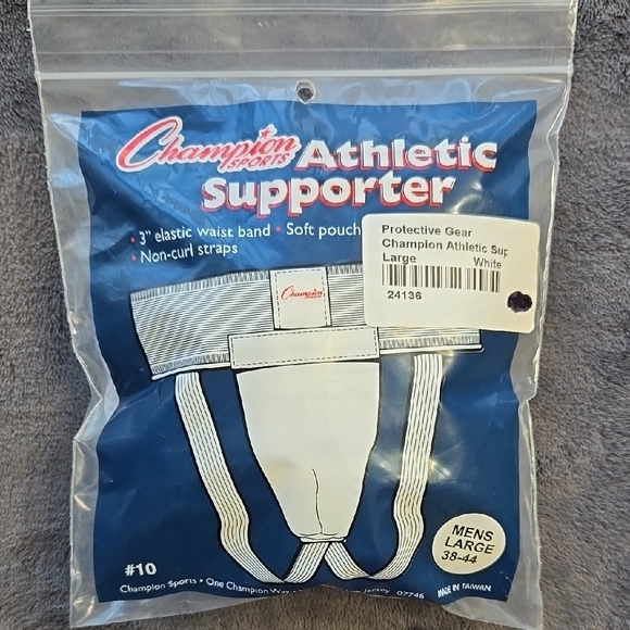 Champion Other - Vintage RARE Champion White Jockstrap - Large
